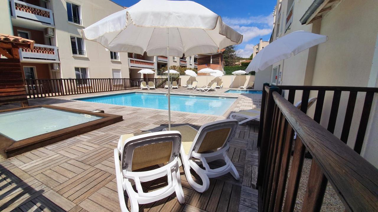 La Terrasse De L'Imbut - Climatisation & Piscine Gréoux-les-Bains Exterior foto